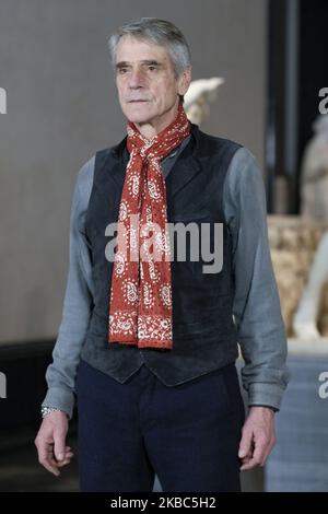 Der Schauspieler Jeremy Irons nimmt am 04. Dezember 2019 an der Fotoausstellung „Pintores y Reyes del Prado“ im El Prado Museum in Madrid, Spanien, Teil. (Foto von Oscar Gonzalez/NurPhoto) Stockfoto