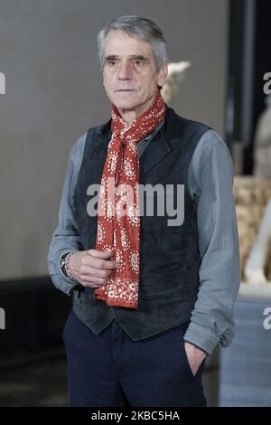 Der Schauspieler Jeremy Irons nimmt am 04. Dezember 2019 an der Fotoausstellung „Pintores y Reyes del Prado“ im El Prado Museum in Madrid, Spanien, Teil. (Foto von Oscar Gonzalez/NurPhoto) Stockfoto