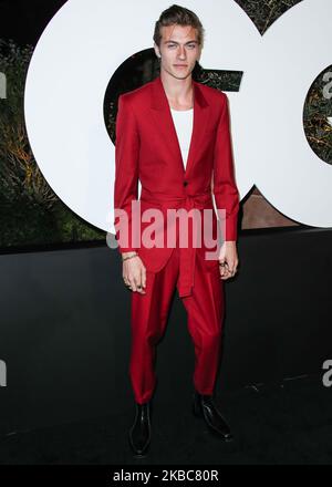 WEST HOLLYWOOD, LOS ANGELES, KALIFORNIEN, USA - 05. DEZEMBER: Lucky Blue Smith kommt zur GQ Men of the Year Party 2019, die am 5. Dezember 2019 im West Hollywood EDITION Hotel in West Hollywood, Los Angeles, Kalifornien, USA, stattfand. (Foto von Xavier Collin/Image Press Agency/NurPhoto) Stockfoto