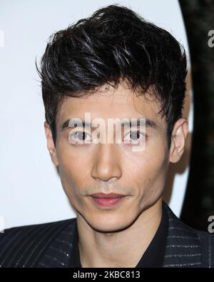 WEST HOLLYWOOD, LOS ANGELES, KALIFORNIEN, USA - 05. DEZEMBER: Die Schauspielerin Manny Jacinto kommt zur GQ Men of the Year Party 2019, die am 5. Dezember 2019 im West Hollywood EDITION Hotel in West Hollywood, Los Angeles, Kalifornien, USA, stattfand. (Foto von Xavier Collin/Image Press Agency/NurPhoto) Stockfoto