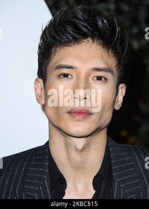 WEST HOLLYWOOD, LOS ANGELES, KALIFORNIEN, USA - 05. DEZEMBER: Die Schauspielerin Manny Jacinto kommt zur GQ Men of the Year Party 2019, die am 5. Dezember 2019 im West Hollywood EDITION Hotel in West Hollywood, Los Angeles, Kalifornien, USA, stattfand. (Foto von Xavier Collin/Image Press Agency/NurPhoto) Stockfoto