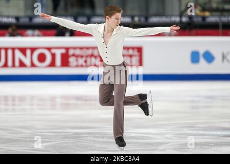 Andrei Mozalev (RUS) im Einsatz beim JUNIOR MEN – Short Program des ISU Figure Skating Grand Prix Finales in Palavela am 5. Dezember 2019 in Turin, Italien (Foto: Mauro Ujetto/NurPhoto) Stockfoto