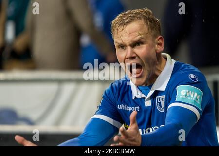 Sören Bertram von 1. FC Magdeburg während des 3. Bundesliga-Spiel zwischen 1. FC Magdeburg und FC Ingolstadt in der MDCC-Arena am 07. Dezember 2019 in Magdeburg. (Foto von Peter Niedung/NurPhoto) Stockfoto