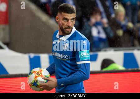 Jürgen Gjassula von 1. FC Magdeburg während des 3. Bundesliga-Spiel zwischen 1. FC Magdeburg und FC Ingolstadt in der MDCC-Arena am 07. Dezember 2019 in Magdeburg. (Foto von Peter Niedung/NurPhoto) Stockfoto