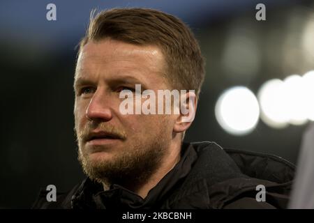 Maik Franz, Sportdirektor von 1. FC Magdeburg nach dem 3. Bundesliga-Spiel zwischen 1. FC Magdeburg und FC Ingolstadt in der MDCC-Arena am 07. Dezember 2019 in Magdeburg. (Foto von Peter Niedung/NurPhoto) Stockfoto