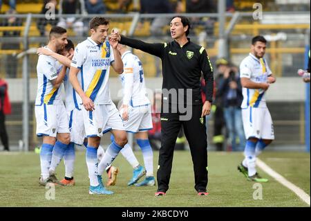 Cheftrainer von Frosinone Calcio Alessandro Nesta beim Spiel der Serie B zwischen Juve Stabia und Frosinone im Stadio Romeo Menti Castellammare di Stabia Italien am 8. Dezember 2019. (Foto von Franco Romano/NurPhoto) Stockfoto