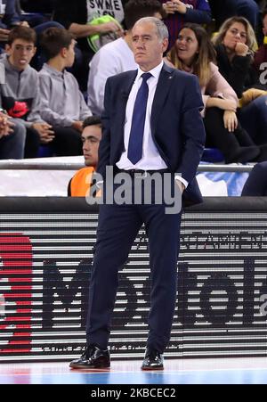 Andreu Plaza während des Spiels zwischen dem FC Barcelona und Inter Movistar, das der Woche 12 der spanischen Futsal League entspricht, am 08.. Dezember 2019 in Barcelona, Spanien. (Foto von Joan Valls/Urbanandsport/NurPhoto) Stockfoto