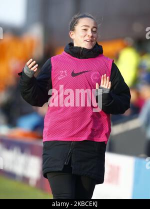 Maya Le Tissier von Brighton und Hove Albion WFC während der Barclays FA Women's Super League zwischen Tottenham Hotspur und Brighton & Hove Albion Women am 08. Dezember 2019 im Hive Stadium, London, Großbritannien (Foto by Action Foto Sport/NurPhoto) Stockfoto