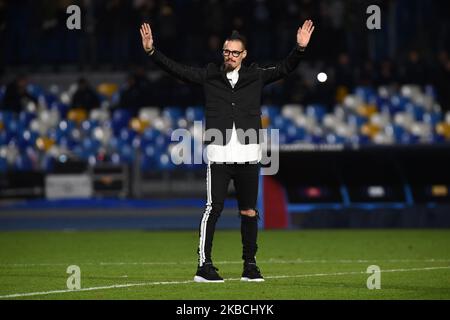 Marek Hamsik, ehemaliger Spieler Napolis, slowakischer Mittelfeldspieler, während des UEFA Champions League-Spiels zwischen SSC Napoli und KRC Genk am 10. Dezember 2019 im Stadio San Paolo Naples Italien. (Foto von Franco Romano/NurPhoto) Stockfoto