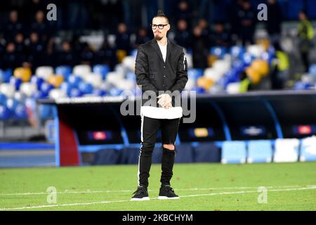 Marek Hamsik, ehemaliger Spieler Napolis, slowakischer Mittelfeldspieler, während des UEFA Champions League-Spiels zwischen SSC Napoli und KRC Genk am 10. Dezember 2019 im Stadio San Paolo Naples Italien. (Foto von Franco Romano/NurPhoto) Stockfoto