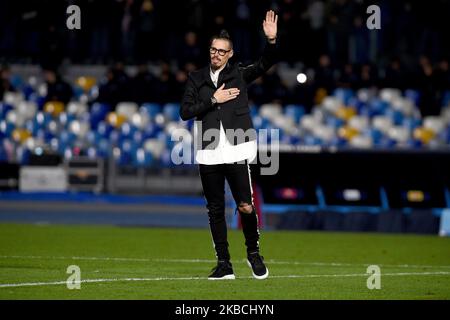 Marek Hamsik, ehemaliger Spieler Napolis, slowakischer Mittelfeldspieler, während des UEFA Champions League-Spiels zwischen SSC Napoli und KRC Genk am 10. Dezember 2019 im Stadio San Paolo Naples Italien. (Foto von Franco Romano/NurPhoto) Stockfoto