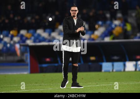 Marek Hamsik, ehemaliger Spieler Napolis, slowakischer Mittelfeldspieler, während des UEFA Champions League-Spiels zwischen SSC Napoli und KRC Genk am 10. Dezember 2019 im Stadio San Paolo Naples Italien. (Foto von Franco Romano/NurPhoto) Stockfoto