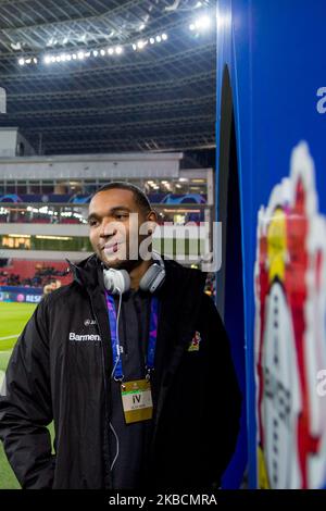 Jonathan Tah aus Leverkusen vor dem UEFA Champions League-Spiel der Gruppe D zwischen Bayer 04 Leverkusen und Juventus Turin am 11. Dezember 2019 in der BayArena in Leverkusen. (Foto von Peter Niedung/NurPhoto) Stockfoto