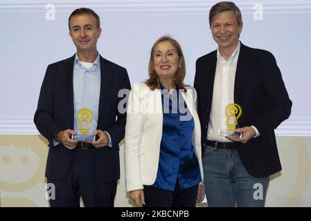 Ana Pastor nimmt an der 2. Ausgabe der Inspiring Girls Awards Teil, die Menschen und Institutionen ehren sollen, die Mädchen in Madrid inspirieren. 12. Dezember 2019 Spanien (Foto von Oscar Gonzalez/NurPhoto) Stockfoto