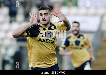 Alberto Spagnoli während des Spiels Serie C - Girone B zwischen Modena und Ravenna im Stadio Braglia am 14. Dezember 2019 in Modena, Italien. (Foto von Emmanuele Ciancaglini/NurPhoto) Stockfoto