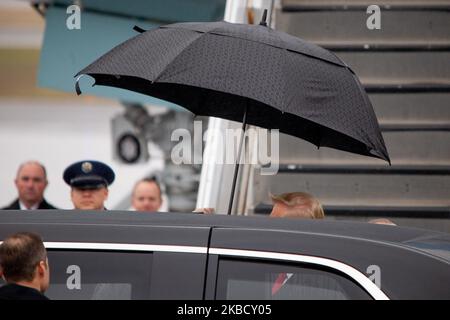 Präsident Donald Trump landet bei der Air Force One in Philadelphia zum jährlichen Fußballspiel Army-Navy am 14. Dezember 2019. (Foto von Michael Candelori/NurPhoto) Stockfoto