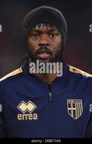 Gervinho von Parma Calcio während der Serie Ein Spiel zwischen SSC Napoli und Parma Calcio im Stadio San Paolo Neapel Italien am 14. Dezember 2019. (Foto von Franco Romano/NurPhoto) Stockfoto