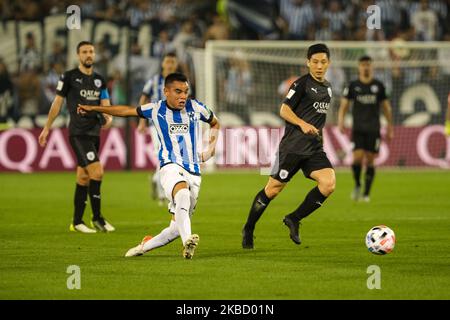 Carlos Rodríguez während des FIFA Club World Cup 2.-Rundenmatches zwischen Monterrey und Al-Sadd Sports Club im Jassim bin Hamad Stadium am 14. Dezember 2019 in Doha, Katar. (Foto von Simon Holmes/NurPhoto) Stockfoto