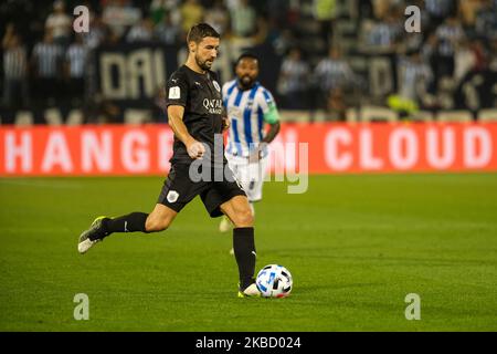 Gabi am 14. Dezember 2019 im Jassim bin Hamad Stadium in Doha, Katar, beim FIFA Club World Cup 2.-Spiel zwischen Monterrey und Al-Sadd Sports Club am Ball. (Foto von Simon Holmes/NurPhoto) Stockfoto