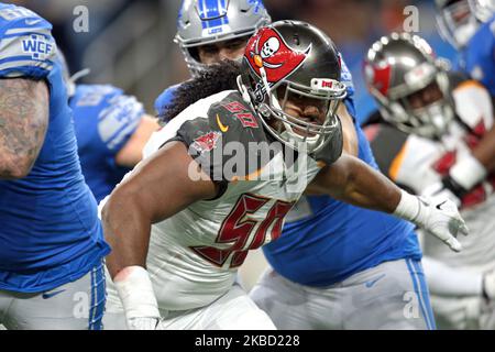 Tampa Bay Buccaneers nose tackle Vita Vea (50) warms up before an NFL  football game against the New Orleans Saints, Sunday, Oct. 31, 2021, in New  Orleans. (AP Photo/Tyler Kaufman Stock Photo - Alamy