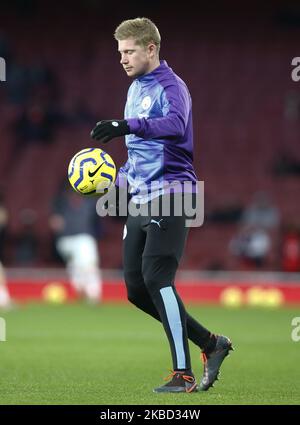 Kevin De Bruyne von Manchester City während der englischen Premier League zwischen Arsenal und Manchester City am 15. Dezember 2019 im Emirates Stadium in London, England. (Foto von Action Foto Sport/NurPhoto) Stockfoto