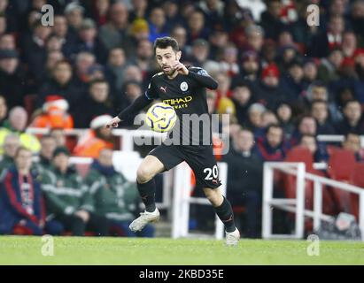 Bernardo Silva von Manchester City während der englischen Premier League zwischen Arsenal und Manchester City am 15. Dezember 2019 im Emirates Stadium in London, England. (Foto von Action Foto Sport/NurPhoto) Stockfoto