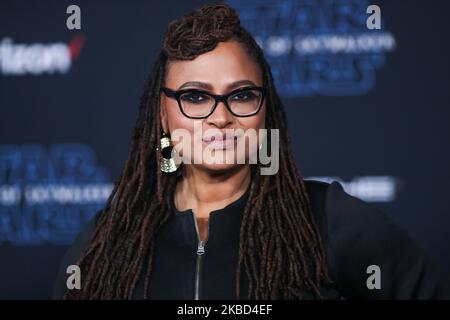 HOLLYWOOD, LOS ANGELES, KALIFORNIEN, USA - 16. DEZEMBER: Die Regisseurin Ava DuVernay kommt zur Weltpremiere von Disneys "Star Wars: The Rise of Skywalker", die am 16. Dezember 2019 im El Capitan Theatre in Hollywood, Los Angeles, Kalifornien, USA, stattfand. (Foto von Xavier Collin/Image Press Agency/NurPhoto) Stockfoto