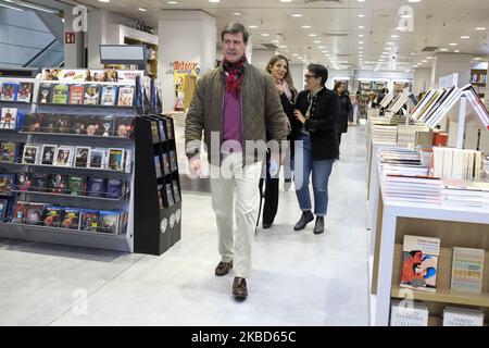 Cayetano Martinez de Irujo signiert sein Buch "von Cayetana nach Cayetano" in Madrid. 17. Dezember 2019 Spanien (Foto von Oscar Gonzalez/NurPhoto) Stockfoto