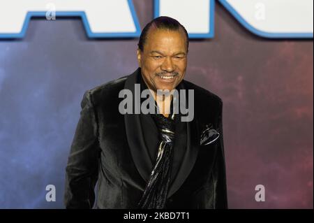 Billy Dee Williams nimmt an der europäischen Filmpremiere von „Star Wars: The Rise of Skywalker“ am 18. Dezember 2019 auf dem Cineworld Leicester Square in London, England, Teil. (Foto von Wiktor Szymanowicz/NurPhoto) Stockfoto