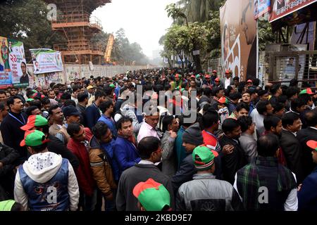 Führende Persönlichkeiten und Aktivisten der Awami League versammeln sich am 20. Dezember 2019 während des nationalrats der Awami League im Suhrawardy Udyan Park in Dhaka, Bangladesch. (Foto von Mamunur Rashid/NurPhoto) Stockfoto