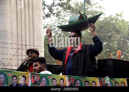 Führende Persönlichkeiten und Aktivisten der Awami League versammeln sich am 20. Dezember 2019 während des nationalrats der Awami League im Suhrawardy Udyan Park in Dhaka, Bangladesch. (Foto von Mamunur Rashid/NurPhoto) Stockfoto