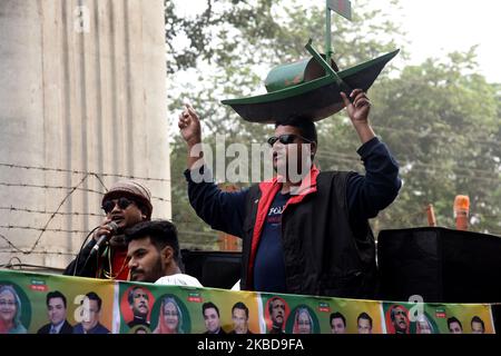 Führende Persönlichkeiten und Aktivisten der Awami League versammeln sich am 20. Dezember 2019 während des nationalrats der Awami League im Suhrawardy Udyan Park in Dhaka, Bangladesch. (Foto von Mamunur Rashid/NurPhoto) Stockfoto