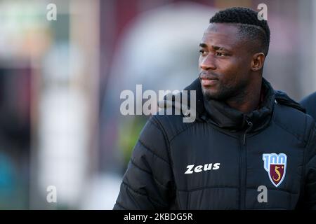 Lamin Jallow von US Salernitana 1919 während des Serie B-Spiels zwischen US Salernitana 1919 und Pordenone Calcio im Stadio Arechi, Salerno, Italien am 26. Dezember 2019 (Foto: Giuseppe Maffia/NurPhoto) Stockfoto