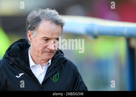 Attilio Tesser Manager von Pordenone Calcio während des Spiels der Serie B zwischen US Salernitana 1919 und Pordenone Calcio im Stadio Arechi, Salerno, Italien am 26. Dezember 2019 (Foto: Giuseppe Maffia/NurPhoto) Stockfoto