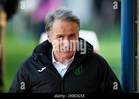 Attilio Tesser Manager von Pordenone Calcio während des Spiels der Serie B zwischen US Salernitana 1919 und Pordenone Calcio im Stadio Arechi, Salerno, Italien am 26. Dezember 2019 (Foto: Giuseppe Maffia/NurPhoto) Stockfoto