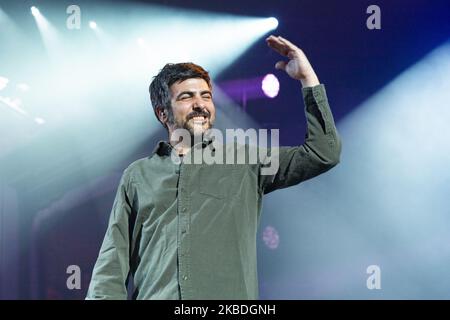 Sängerin Estopa tritt am 26. Dezember 2019 im Wizink Center in Madrid, Spanien, auf. (Foto von Oscar Gonzalez/NurPhoto) Stockfoto