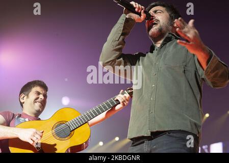 Sängerin Estopa tritt am 26. Dezember 2019 im Wizink Center in Madrid, Spanien, auf. (Foto von Oscar Gonzalez/NurPhoto) Stockfoto