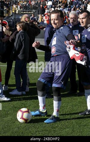 Jose Ortega Cano nimmt an der wohltätigen Fußballparty der PRODIS-Stiftung zwischen Künstlern und Proman in Madrid Teil. 28. Dezember 2019 Spanien (Foto von Oscar Gonzalez/NurPhoto) Stockfoto