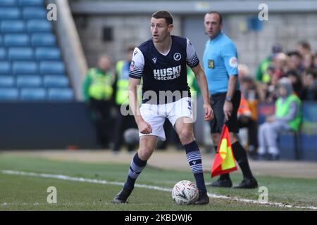 Murray Wallace von Millwall in Aktion während des FA Cup-Spiels zwischen Millwall und Newport County am Samstag, 4.. Januar 2020, in Den, London. (Foto von Jacques Feeney/MI News/NurPhoto) Stockfoto