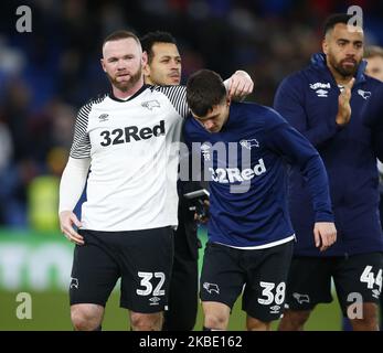 Wayne Rooney von Derby County während des Emirates FA Cup-Spiels in der dritten Runde zwischen Crystal Palace und Derby County am 05 2020. Januar im Selhurst Park Stadium, London, England. (Foto von Action Foto Sport/NurPhoto) Stockfoto