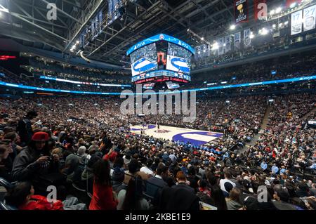 Gesamtansicht der Scotiabank Arena während des Toronto Raptors vs. Los Angeles Clippers NBA-Spiel der regulären Saison in der Scotiabank Arena am 11. Dezember 2019 in Toronto, Kanada (Foto: Anatoliy Cherkasov/NurPhoto) Stockfoto