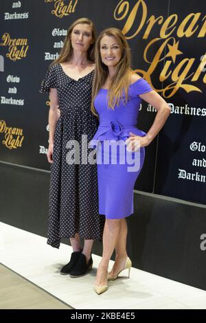 Die britische Schauspielerin Jane Seymour nimmt an der Pressekonferenz „Resplandor y tinieblas“ im VP Plaza Espana Design Hotel am 08. Januar 2020 in Madrid, Spanien, Teil. (Foto von Oscar Gonzalez/NurPhoto) Stockfoto