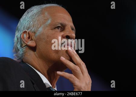 Stedman Graham, ein führender Experte und Bestsellerautor der NY Times, spricht auf dem Pendulum Summit, dem weltweit führenden Business- und Self-Empowerment Summit, im Dublin Convention Center. Am donnerstag, den 9. Januar 2020, in Dublin, Irland. (Foto von Artur Widak/NurPhoto) Stockfoto