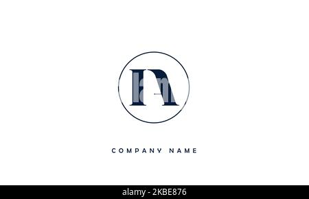 AI, IA Abstract Letters Logo Monogramm Stock Vektor