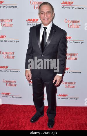 BEVERLY HILLS, LOS ANGELES, KALIFORNIEN, USA - 11. JANUAR: Tony Danza kommt bei den AARP The Magazine's Annual Movies for Grownups Awards 19. an, die am 11. Januar 2020 im Beverly Wilshire Four Seasons Hotel in Beverly Hills, Los Angeles, Kalifornien, USA, verliehen wurden. (Foto von Image Press Agency/NurPhoto) Stockfoto