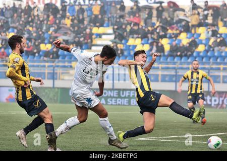 Samuele Ricci (Empoli F.C) während der italienischen Serie B Fußball SS Juve Stabia gegen Empoli FC - Serie B im Stadion Romeo Menti in Castellammare Di Stabia, Italien am 18,2020. Januar (Foto von Paolo Manzo/NurPhoto) Stockfoto