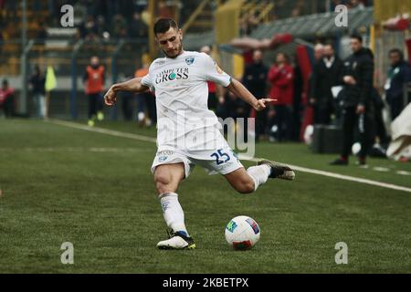 Filippo Bandinelli (Empoli F.C) während der italienischen Serie B Fußball SS Juve Stabia gegen Empoli FC - Serie B im Stadion Romeo Menti in Castellammare Di Stabia, Italien am 18,2020. Januar (Foto von Paolo Manzo/NurPhoto) Stockfoto