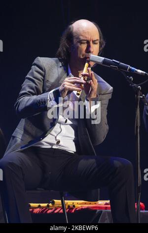 Der spanische Musiker Carlos Nunez während ihres Aufführens beim Festival Inverfest the Price in Madrid 18. Januar 2020 Spanien (Foto: Oscar Gonzalez/NurPhoto) Stockfoto