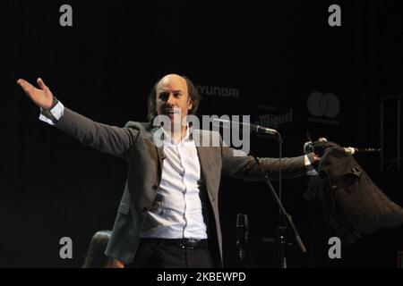 Der spanische Musiker Carlos Nunez während ihres Aufführens beim Festival Inverfest the Price in Madrid 18. Januar 2020 Spanien (Foto: Oscar Gonzalez/NurPhoto) Stockfoto