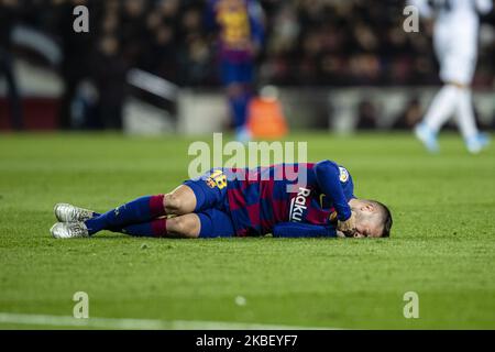 18 Jordi Alba aus Spanien vom FC Barcelona während des La Liga-Spiels zwischen dem FC Barcelona und Granada CF am 19. Januar 2020 im Camp Nou in Barcelona, Spanien. (Foto von Xavier Bonilla/NurPhoto) Stockfoto